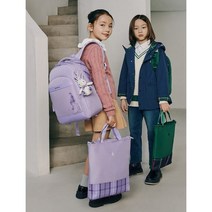 [국내정식매장] 빈폴 키즈 [30%OFF][BEANPOLE KIDS] 체크 자전거 책가방 라이트 퍼플 (BI31D4U04V), F