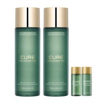 김정문알로에 큐어 하이드라 수딩 토너 130ml 2P + 토너+에멀젼 20ml 2P, 5세트