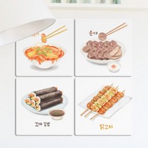 아트박스/꾸밈 tb118-멀티액자_길거리음식들, 상세 설명 참조