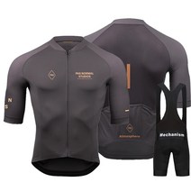 자전거운동복 PNS-팀 2023 남자 여름 짧은 소매 사이클링 저지 세트 MTB 의류 통기성 자전거 신제품