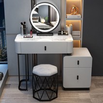 입식화장대세트 화장대 세트 (거울 포함) 800/1000/1200 A88-A2, 80cm, 그레이