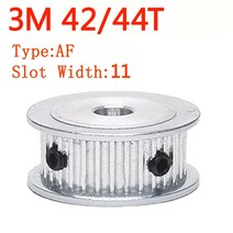 AF 타입 3M42T 타이밍 벨트 풀리 알루미늄 동기 66.351012.715161720mm 그루브 폭 11mm, 05 42T Bore12mm