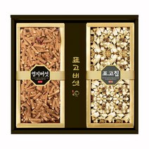 표고아빠 참나무 국내산 표고영지버섯 혼합선물세트[건강7호](200g) 산지직송 명절선물 추석 한가위, 부직포가방+택배박스