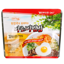 전투식량 비상식량 바로비빔밥 김치맛 140g 1봉