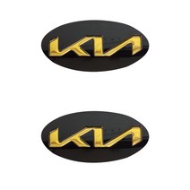 k5엠블럼 엠블럼1세트(앞+뒤), 골드, 2020-(3세대)
