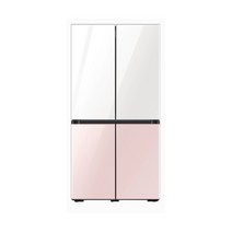 삼성 비스포크 키친핏 냉장고 RF60B91C3AP 도어색상 글램화이트 글램핑크