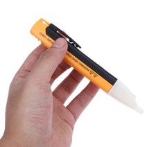 비접촉 검전기 1000V 울림 알람 건전지 전기흐름여부 전원코드 두꺼비집 전압 테스트펜 비접촉 LED 불빛 어두운곳 편리 테스트 전압 표시 선물 가성비 테스트기 계측기 펜타입