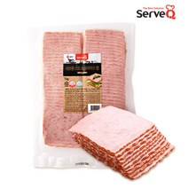 서브큐 스모크 슬라이스 햄 1kg 샌드위치 [당일발송], 스모크 슬라이스 햄 1kg+기본아이스포장, 1개