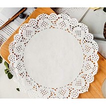도일리페이퍼 종이 레이스 티코스터 빈티지컵받침, 24