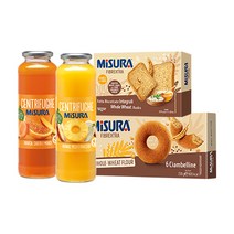 미주라 (아란챠주스 690ml+쟐라주스 690ml+통밀도넛츠 230g+토스트비스켓 320g)*1입, 단품, 단품