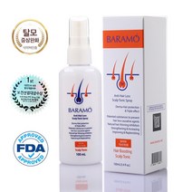 바라모 탈모완화 스칼프 토닉(100ml) 두피헤어토닉 식약처등록 DHT억제효소 특허성분 탈모부분 보건산업대상 탈모헤어세럼 두피각질제거 두피혈액순환에도움, 2.바라모 탈모완화 (마일드)두피헤어토닉