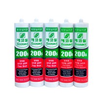 동양실리콘 동양실리콘 방화용 아크릴실란트 에코씰 200A 25P 1박스 흑색, 1box