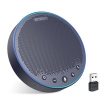 AI스피커 인공지능 스피커 회의 블루투스 스피커폰 4 AI 마이크 360 ° 음성 픽업 EMEET M3 18H 토크 시간, speakerphone, 01 speakerphone
