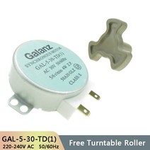 싱크로너스 모터 GAL-5-30-TD1 AC30V 5060Hz 마이크로 턴테이블 동기 트레이 모터 전자 레인지 액세서리 예, 한개옵션0