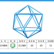 수학도형 세트 교구 교육용 과학시간 정다면체