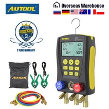 AUTOOL LM120 에어컨 매니폴드 냉동용 디지털 진공 게이지 HVAC 진공 압력 온도 테스터 PK Testo, 협력사