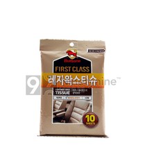 불스원 레자왁스티슈 3개 티슈 다용도크리너 천연가죽 김서림방지 유막제거 발수코팅 크리스탈 레자왁스 유리세정 레인OK, 151g, 1개