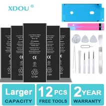 배터리 고용량 전화 iphone 호환5S 5 6S 6 7 8 Plus X SE SE2 XR XS 11 12 13 Mini Pro Max 교체 용 4 4S 도구, [17] For iphone 호환XR