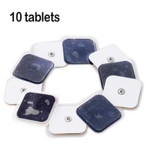 마사지기 고주파 목어깨 안마기 손/발건강용품 실리콘 전극 패드 44 10 개20 개 교체용, 10PCS