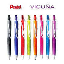 Pentel VICUNA 펜텔 비쿠나 볼펜 비쿠냐 0.5(BX155)/ 0.7(BX157), 0.5 스카이블루(흑색심)