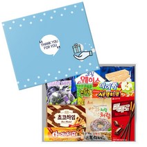 종합과자선물세트 회사간식 옛날과자 추억의불량식품 사무실간식, THANKYOU