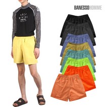 [필골드] [BANESSOHomme] 배기스 밴딩 반바지 DB163