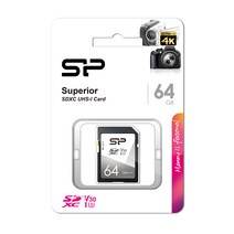 [실리콘파워]SDXC UHS-I U3 V30 64GB -SP064GBSDXCV3V10-