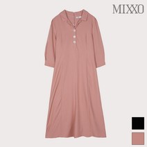 미쏘 카라형 롱 원피스 MIWOW9923R