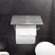무광 스텐레스 선반형 화장실 SUS304 휴지걸이 AJBATH, ANX 무광 휴지걸이