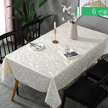 방수식탁보 6인용(135 x 180cm) 청담 플라워 / 국내 당일발송-신데렐라 데코, 방수-청담 플라워, 6인용(135x180cm)