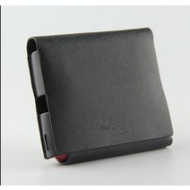 ebook리더기 이북 북 전자책 단말기 전자북Iqos 3.0 용 4 색 플립 북 커버 케이스 파우치 백 홀더 지갑 가죽 3 DUO, 04 Black, 한개옵션1