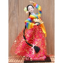 한국 한복인형 공예 조각 장식소품 선물 피규어 전통, AE