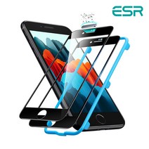 ESR 아이폰 SE3 SE2 8 풀커버 아머라이트 1팩, 블랙 1팩 EC066