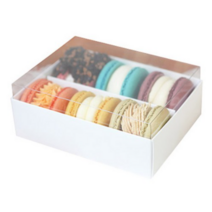 이홈베이킹 윗투명 마카롱상자, 혼합 색상, 15개입