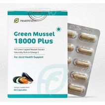 HEALTHFARM MUSSEL 뉴질랜드 헬스팜 초록입홍합 18000 60캡슐