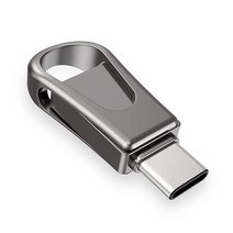 64GB USB C 플래시 드라이브 2 in 1 OTG 3.0 썸 듀얼 메모리 스틱 펜 타입 안드로이드 스마트폰 태블릿 및 맥북 노트북 PC PDA 삼성용 블랙, 64GB_Black