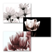 [아트톡] 인테리어 폼보드 3종 세트액자, 11.화이트플라워