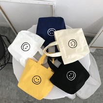 스마일 스몰 에코백