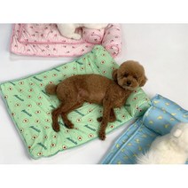 펫타임 강아지 고양이 소형견 중형견 개모차 켄넬 시원한 여름 쿨링 쿠션 쿨매트 쿨방석, 바나나