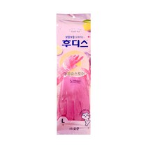 후디스 고무장갑 대 6개, 대(L)