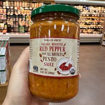 컨피마켓 트레이더조 오가닉 레드페퍼 아몬드 페스토 소스 280g, Pesto-Sauce-9.87oz