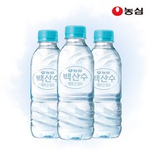 백산수 농심 무라벨, 60개, 330ml