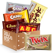 해태롯데 인기초콜릿 낱개포장상품 초콜릿세트 과자세트(6가지구성) 탕비실 간식 과자 선물세트, 1세트, 초콜릿세트6종