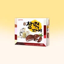 롯데제과 명가 찰떡파이 350g 간식 과자, 단품