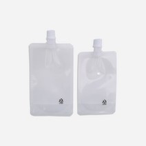 새담 스파우트 파우치 2종 30개 주스 커피보관 음료캡, 150ml 30개