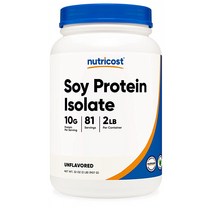 뉴트리코스트 Soy Protein 소이 프로테인 분말 파우더 2LBS 907g, 1개