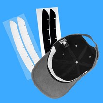 캡케어 모자 땀흡수 패드 클린패치 12p, 블랙
