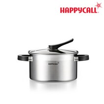 해피콜 통3중 스텐냄비 곰솥(양수) 24cm/6.0L, 24cm