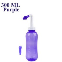 태닝머신 태닝기계 선텐기계 300/500ML 비강 세척기 코 세정 병 Neti Pot 알레르기 비염 방지 부비동 린스, 06 300ML Purple