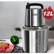 대형믹서기 대용량 고기분쇄기 믹서기 업소용, 6L 1200W  구리 모터 칼 3 세트